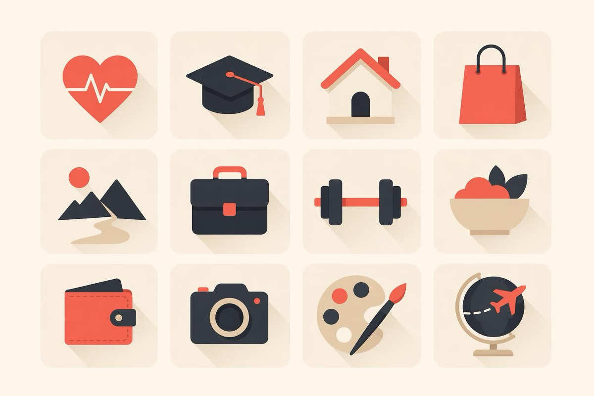 Ideas grouped by category